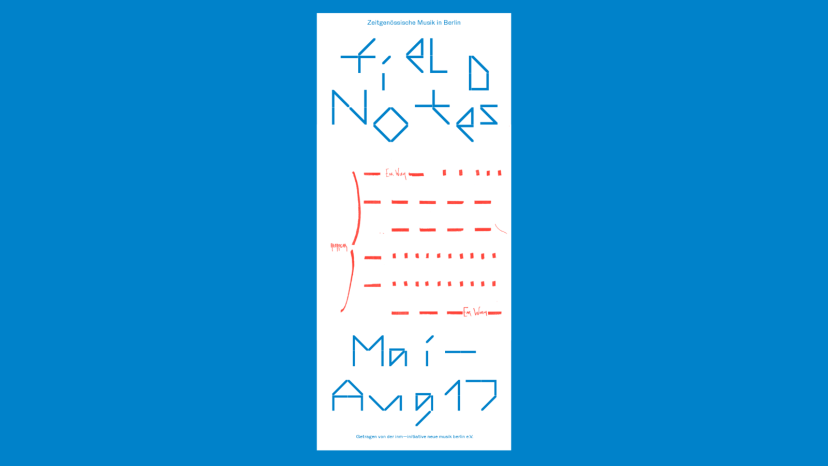 Design Cover field notes Ausgabe 2