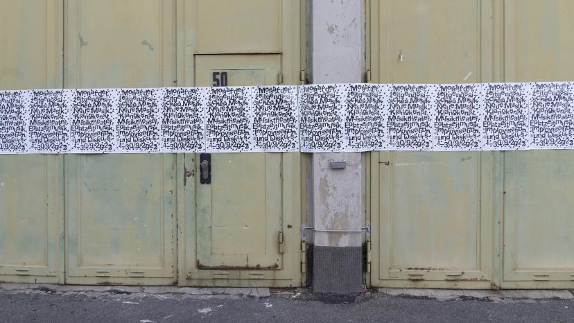 Plakate von Node Berlin Oslo vom Monat der zeitgenössischen Musik